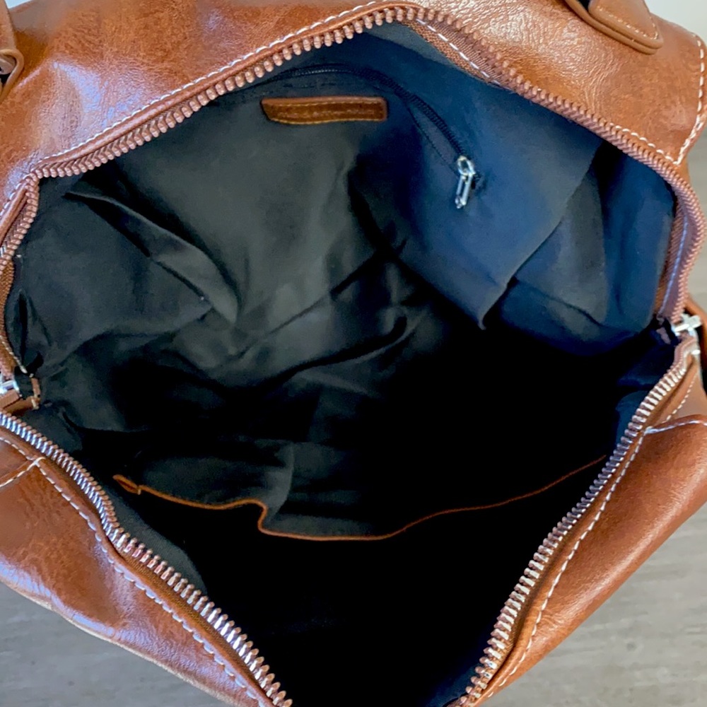 FLAW*Brand NEW Ty Convertible Backpack in CAMEL🤎 - Picture 8 of 10